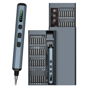 Elektrisch -Schraubendreher -Set, 5 Drehmomenteinstellungen, Präzisions -Elektrowerkzeug, Magnetschlitzschlüssel, iPhone -Brille, Uhr, PC, 68 10 Hauptverkaufsschlitzschlüsselzange optisch - №1