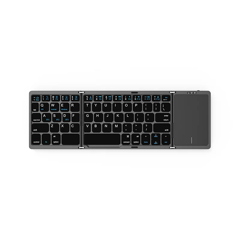 B089T Touchpad Draagbaar 70% korting opvouwbaar Bluetooth draadloos toetsenbord IOS Android tablettelefoon