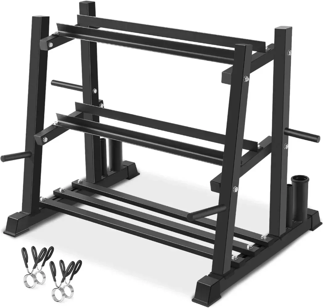--Dumbbell RackDumbbell Set With Rack Stand, Dumbbells Weights Rack For Home Gym, Weight Rack For Dumbbells, Kettlebell