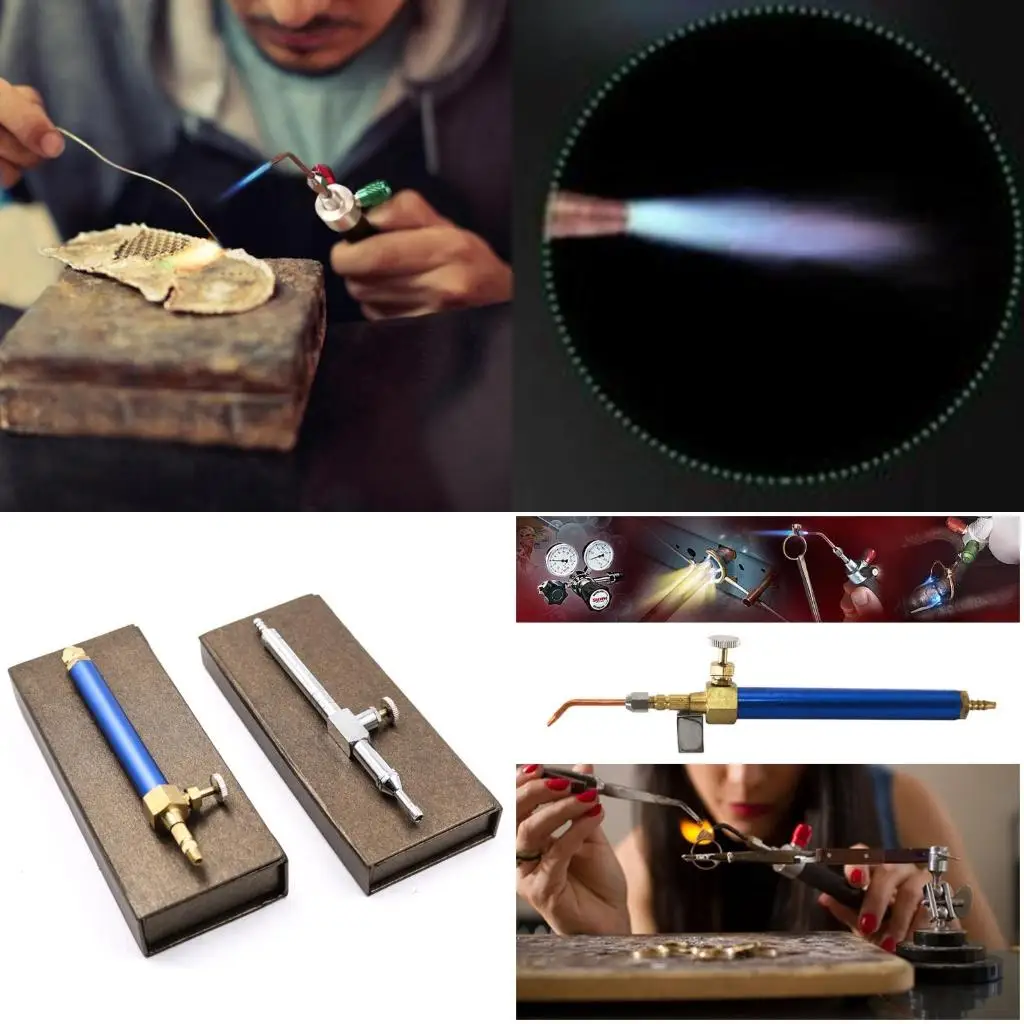 Oxygen Gas Welding Torch DIY Jewelry Repairing Processing Soldering Melting Making Tool