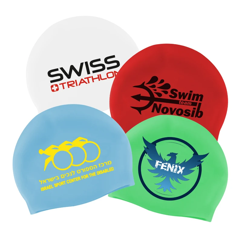Silicone Adult Swimming Cap Seamless Waterproof Swimming Hat Water Sport  Swimming Caps
