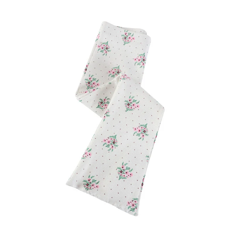 

Jumping Meters New Arrival Boot Cut Floral Children's Leggings Pants Hot Selling Kids Skinny Trousers Full Pencil Pants