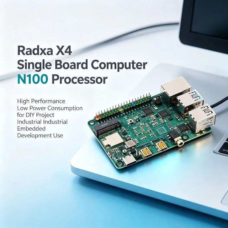 4GB WIFI5 Single Board Computer N100 Processor High Performance Low Power Consumption for DIY Project Embedded Development Use