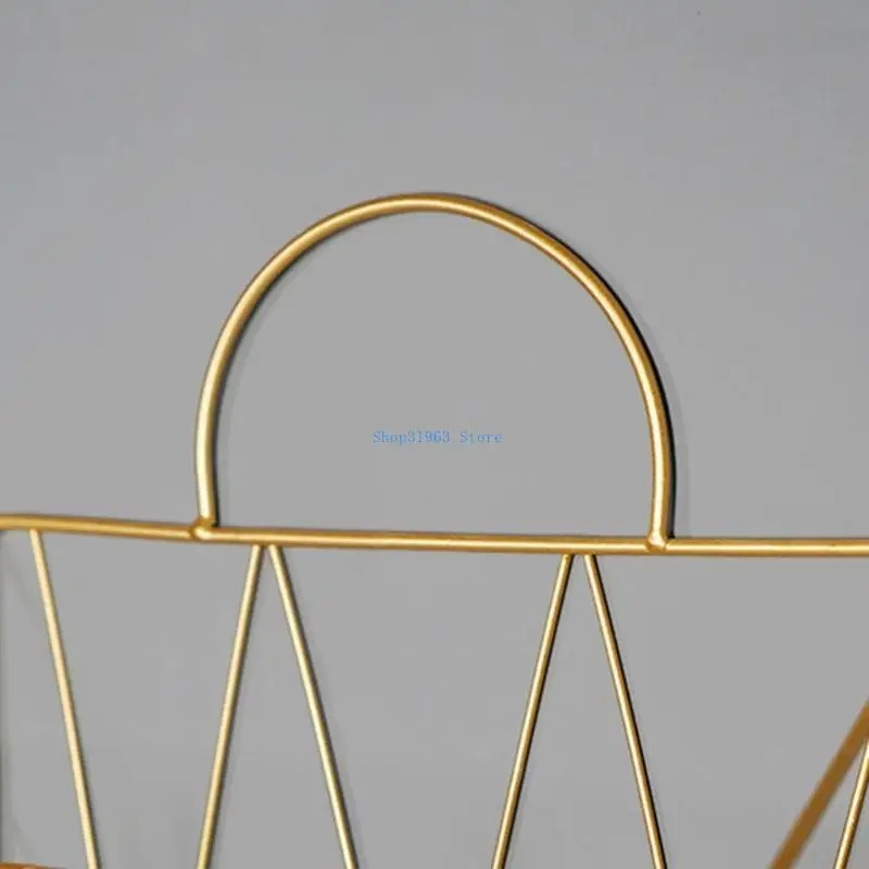 L4MA Многофункциональный Hollow-Out Wall Metal Metal Magaze File Book Book Holder Ratch