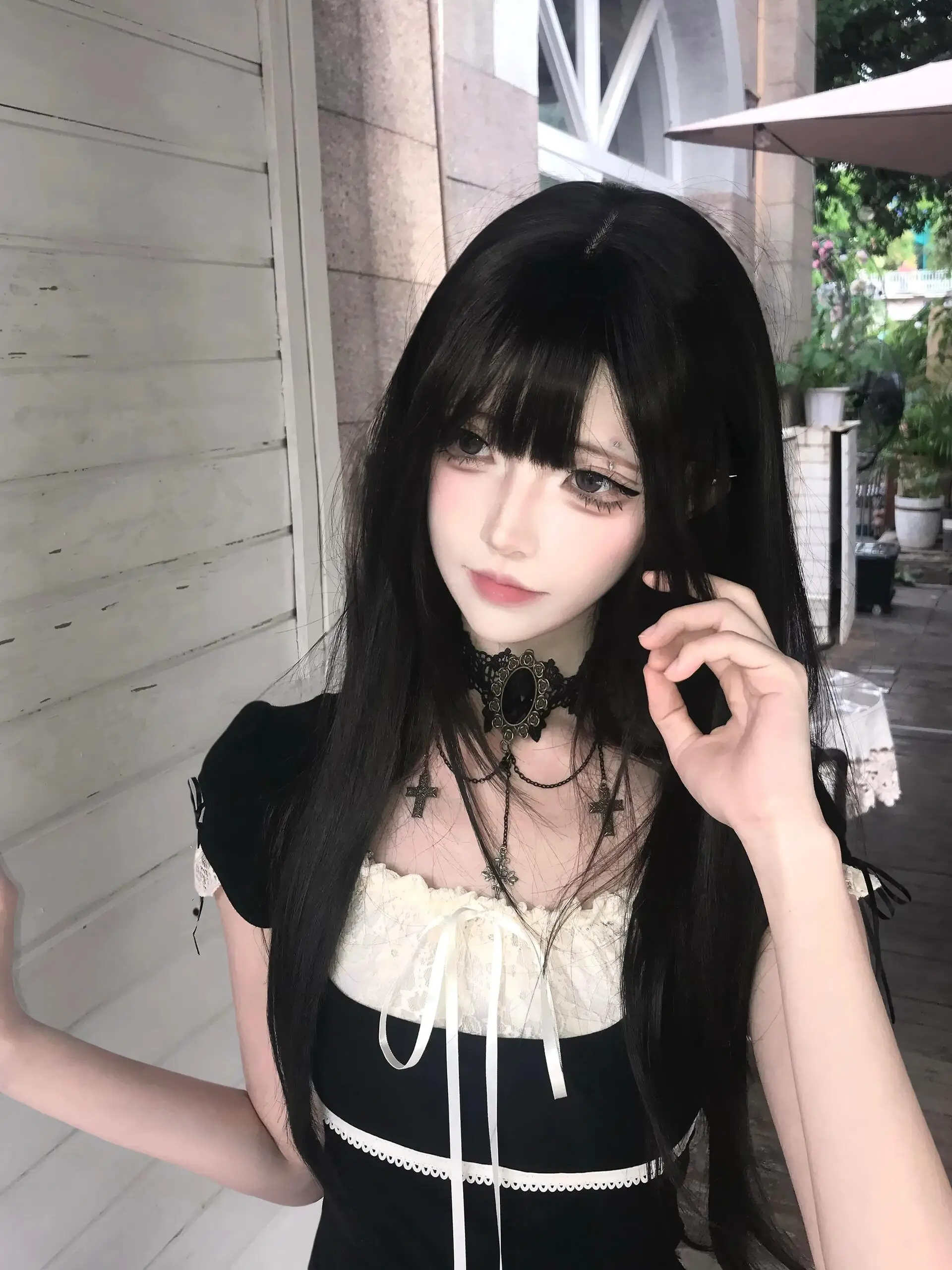 Кружевной топ с милым узлом и юбка f, комплект из двух предметов, серия Bla для раннего вкуса, летний комплект для похудения небольшого размера