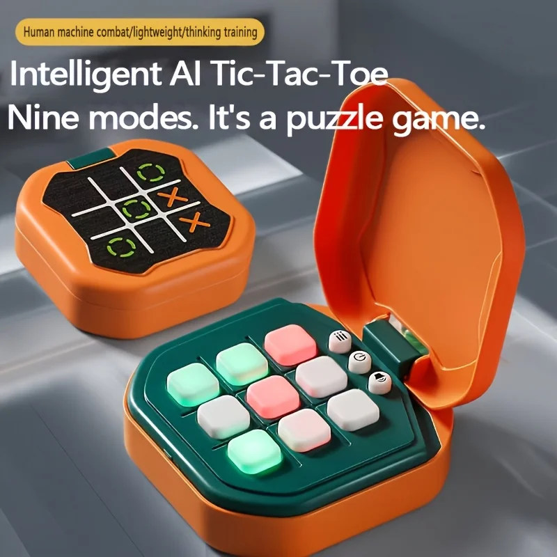 새로운 어린이용 AI 트리플 연결 틱택토 캐주얼 배틀 퍼즐 보드 게임 나인 팰리스 그리드