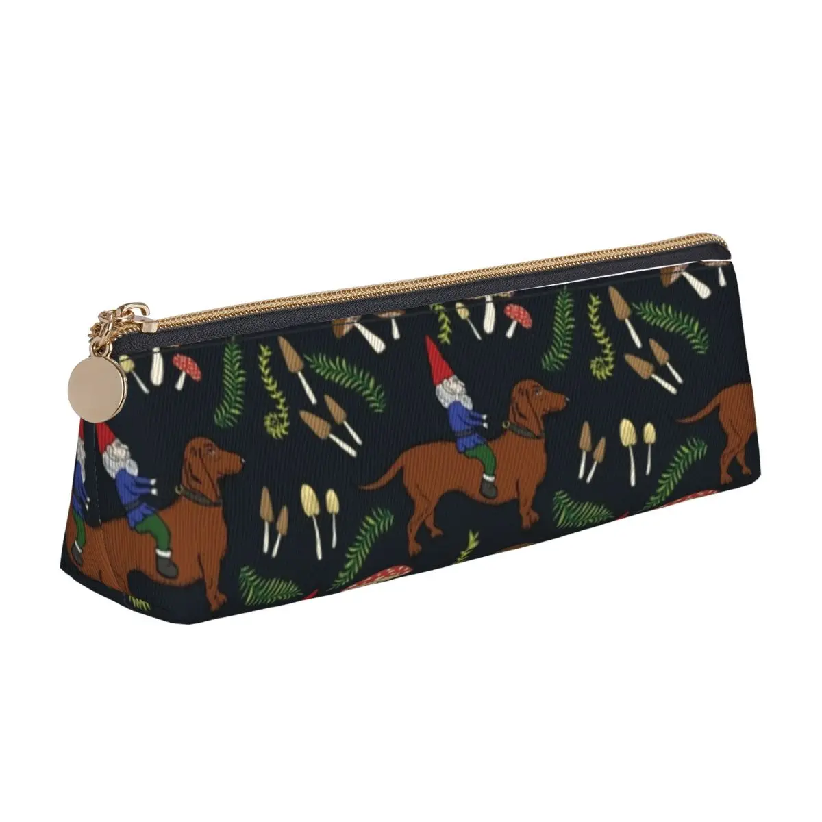 Cute Dog Dachshund Pencil Case Mushroom Portable Pencil Bag Boy Girl Back To School Pencil Cases Design Stationery Organizer