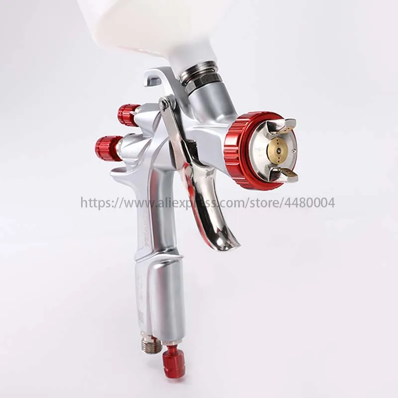 YT160 LVLP Spray Gun Car Painting Gun Professional Airbrush Paint Sprayer 1.3mm Nozzle 600cc Spray Gun for Painting Car