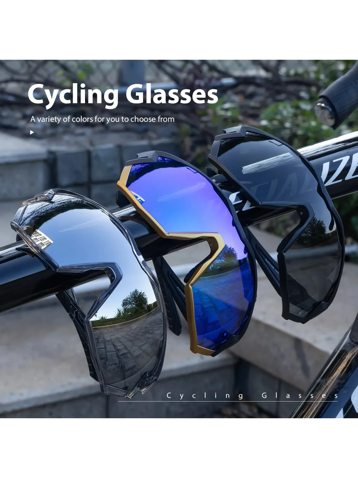 AliExpress kapvoe Kapvoe Men's Cycling Sunglasses Riding Glasses Women Bicycle Eyewear Mountain MTB Bike Road UV400 Sports Cycling Goggles 2024