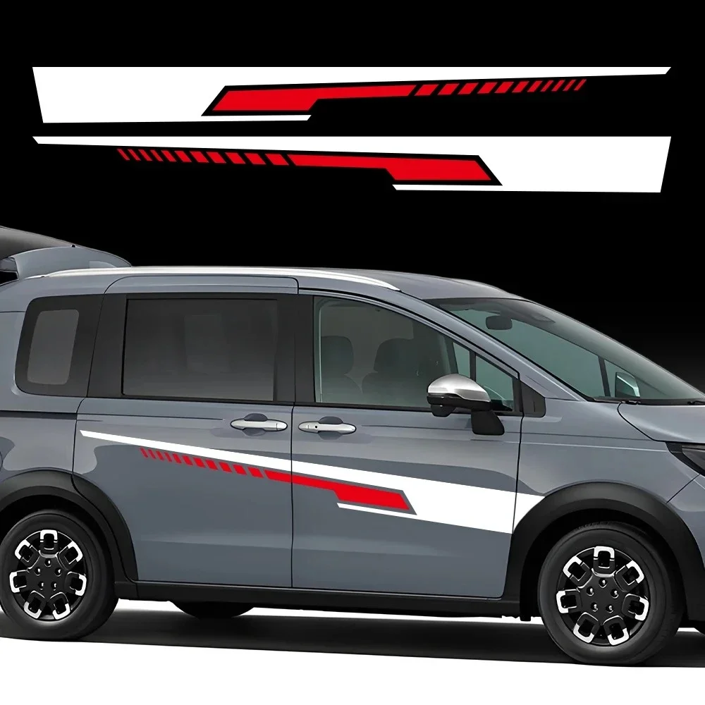 For Honda Freed Car Sticker Auto Door Side Decals Kit Wrapping Vinyl Film Auto Waterproof PVC Sticker Car Accessories Exterior