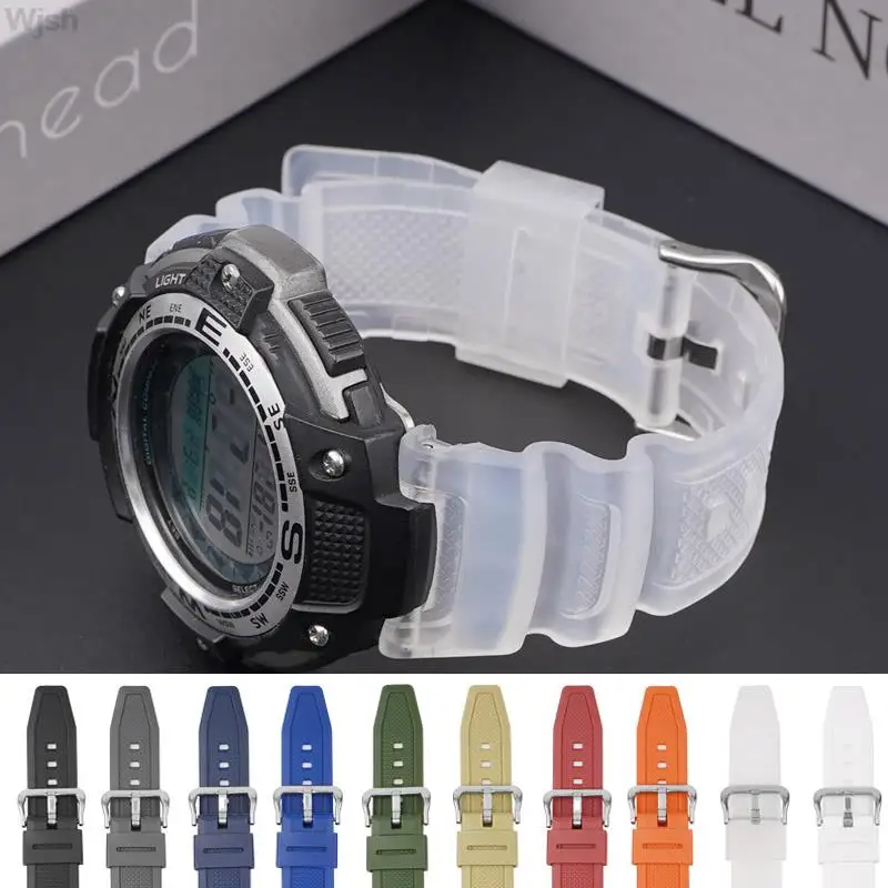 Bandas de silicona para SGW-100 correa de reloj de repuesto para Casio gshock sgw 100 correa de reloj deportiva de buceo impermeable para hombres y mujeres