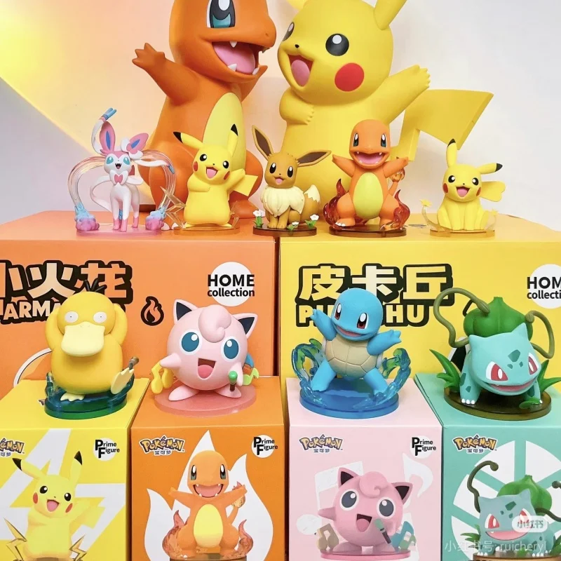 

Горячая распродажа: Коллекционные фигурки Funism Pokemon серии Eevee Pikachu Nebula Party Style – декор для рабочего стола, игрушки