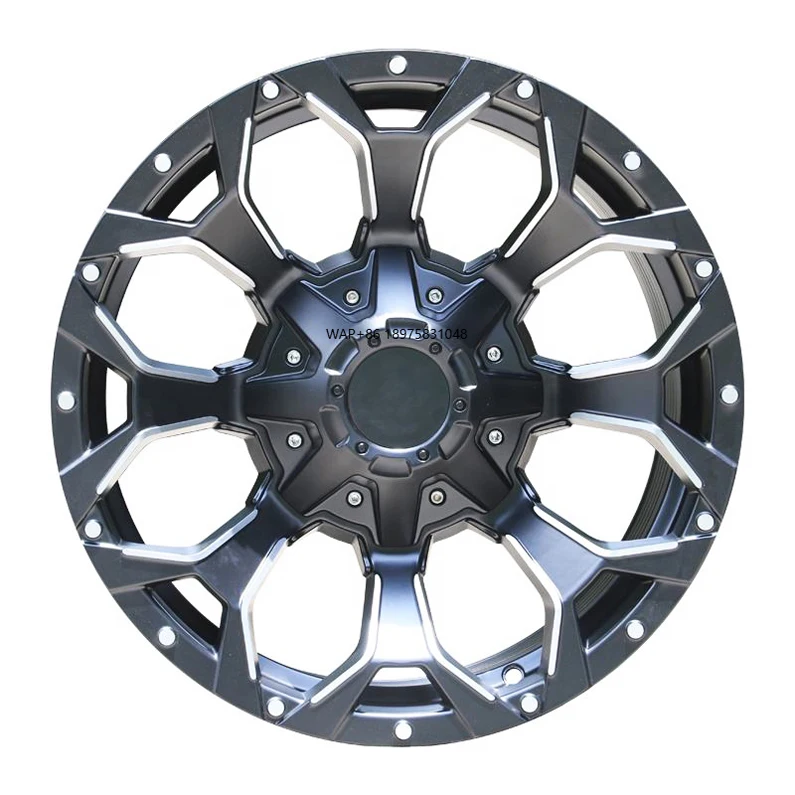 

New 17-18 Inch Black Forged Alloy Car Wheel 6x139.7 Off-Road CB95.1mm Wheel for SUV Cruiser for