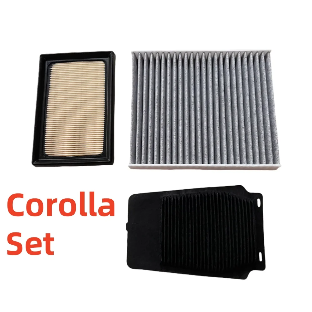 

3 Filter/Set Air Cabin and Battery Filter For LEXUS / TOYOTA COROLLA Hybrid/C-HR/PRIUS 17801-0M030 G92DH-47070