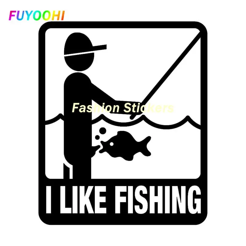 

FUYOOHI Play Stickers for I Like Fishing Auto Motorcycle Decal Funny Bumper Window Waterproof Decal Car Accessories