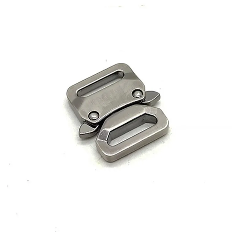 2/5pcs ID20/25mm Metal Automatic Release Buckles Belt Adjustment Buckle DIY Multifunctional Outdoor Strap Band Snap Hook Clip