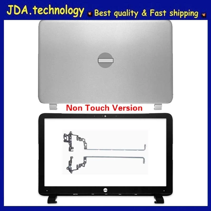

Новый/org для Dell Pavilion 15-P 15-K 15-P100 TPN-Q140, задняя крышка ЖК-дисплея/передняя панель/очистительный комплект, без сенсорного экрана, серебристый