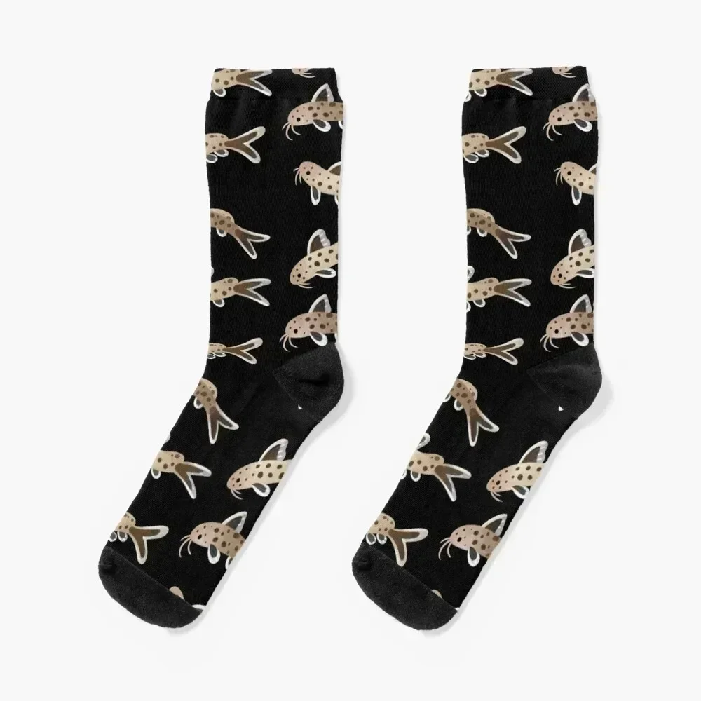 

Leopard catfish Socks Lots gym funny gifts man Men's Socks Women's
