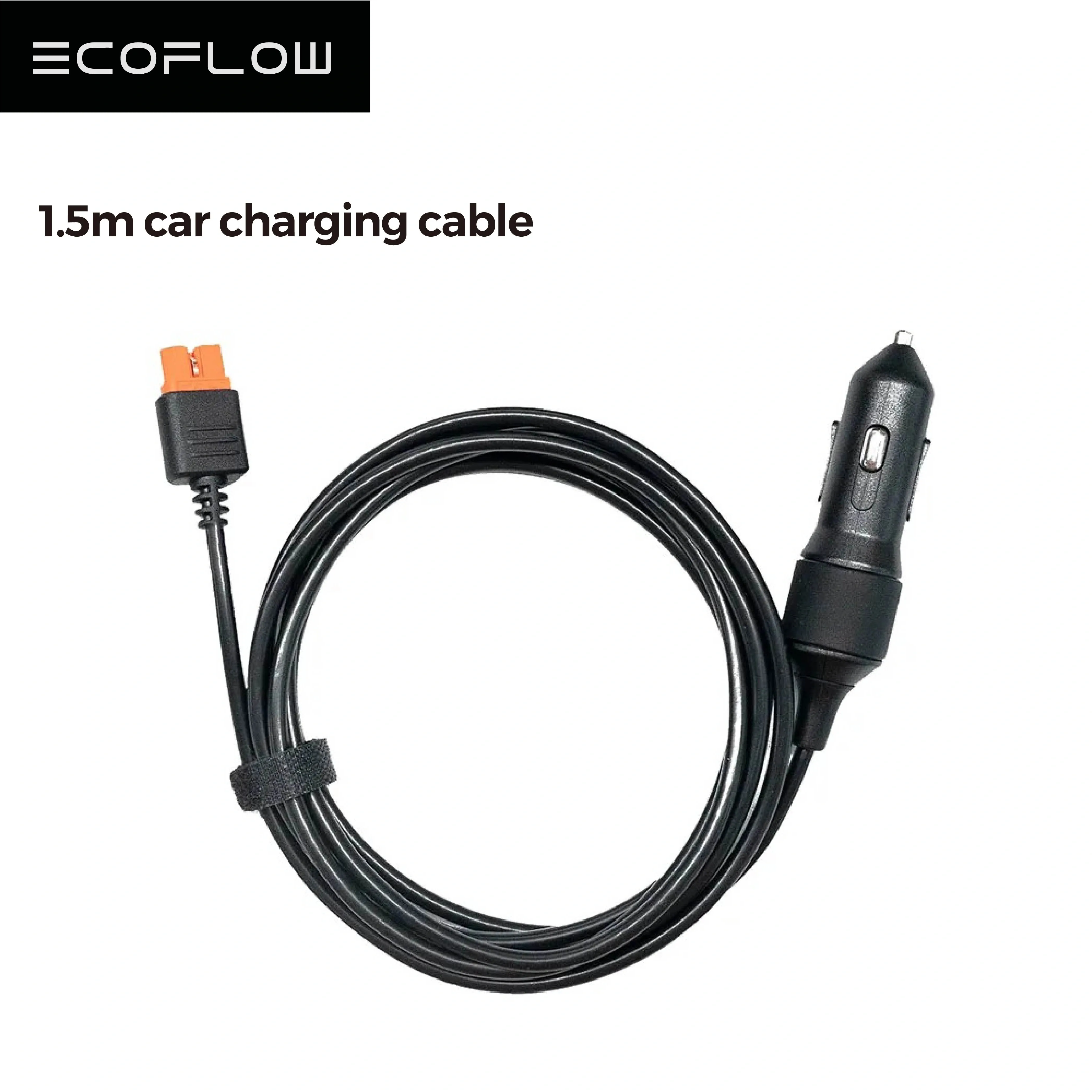EcoFlow Car Charging Cable With XT60 ConnectorAnd Car Cigarette Plug （1.5m）