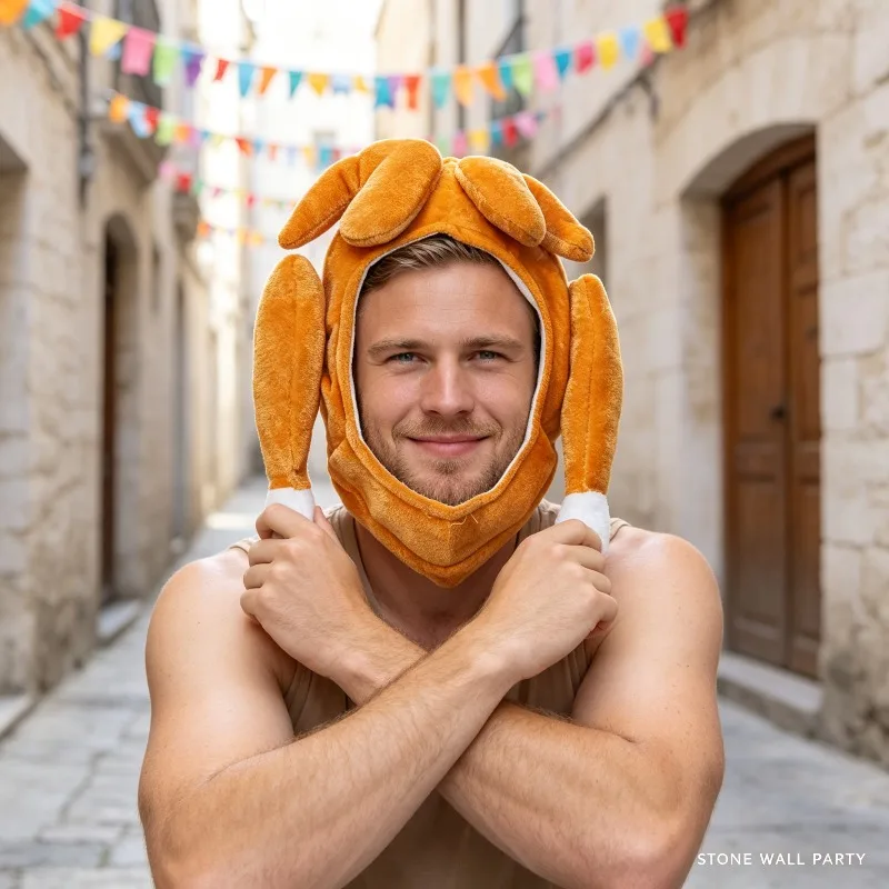 The Turkey Hat Is The Perfect Choice for Role-playing At Thanksgiving Carnivals and Halloween Parties As Well As Holiday Parties
