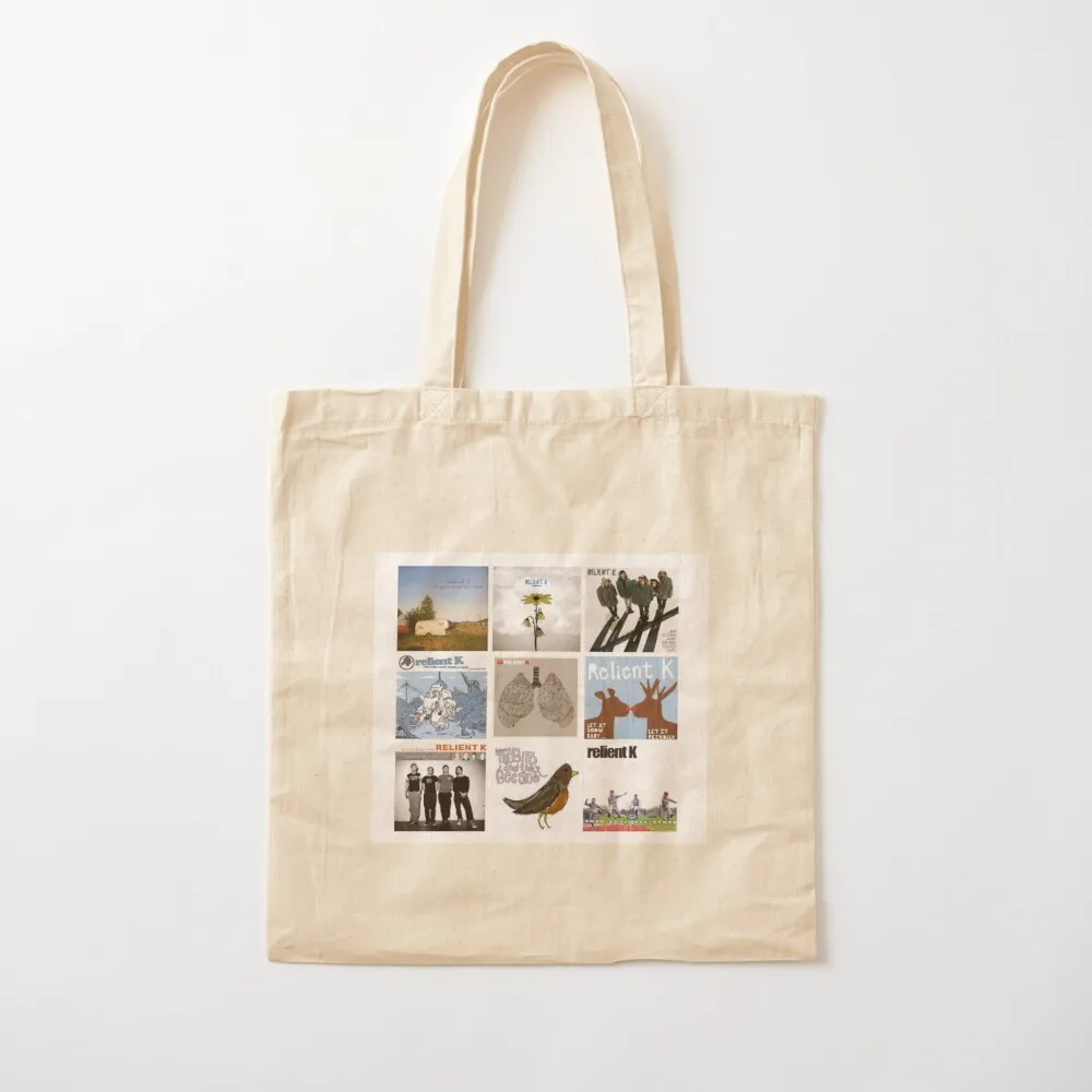 Relient K album covers Tote Bag custom tote personalized screen Canvas