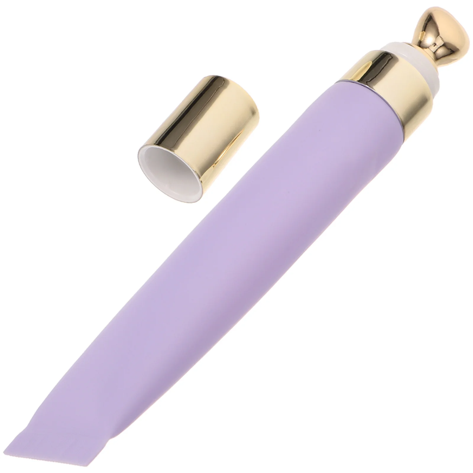 

20ml Purple Matte Zinc Alloy Massage Head Eye Cream Tube 20g Portable Refillable Empty Dispenser