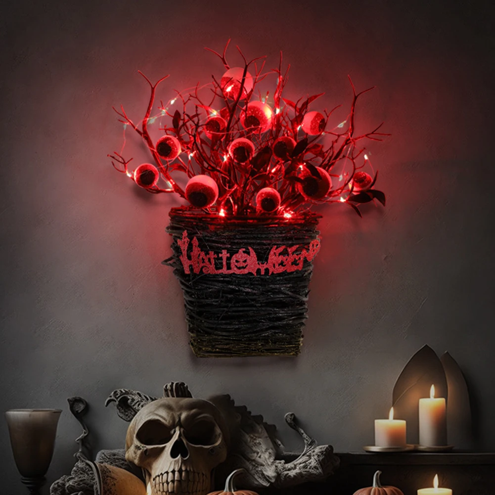 Ramo de flores de globo ocular Ramo de globos oculares de 14,96 pulgadas (con luces)