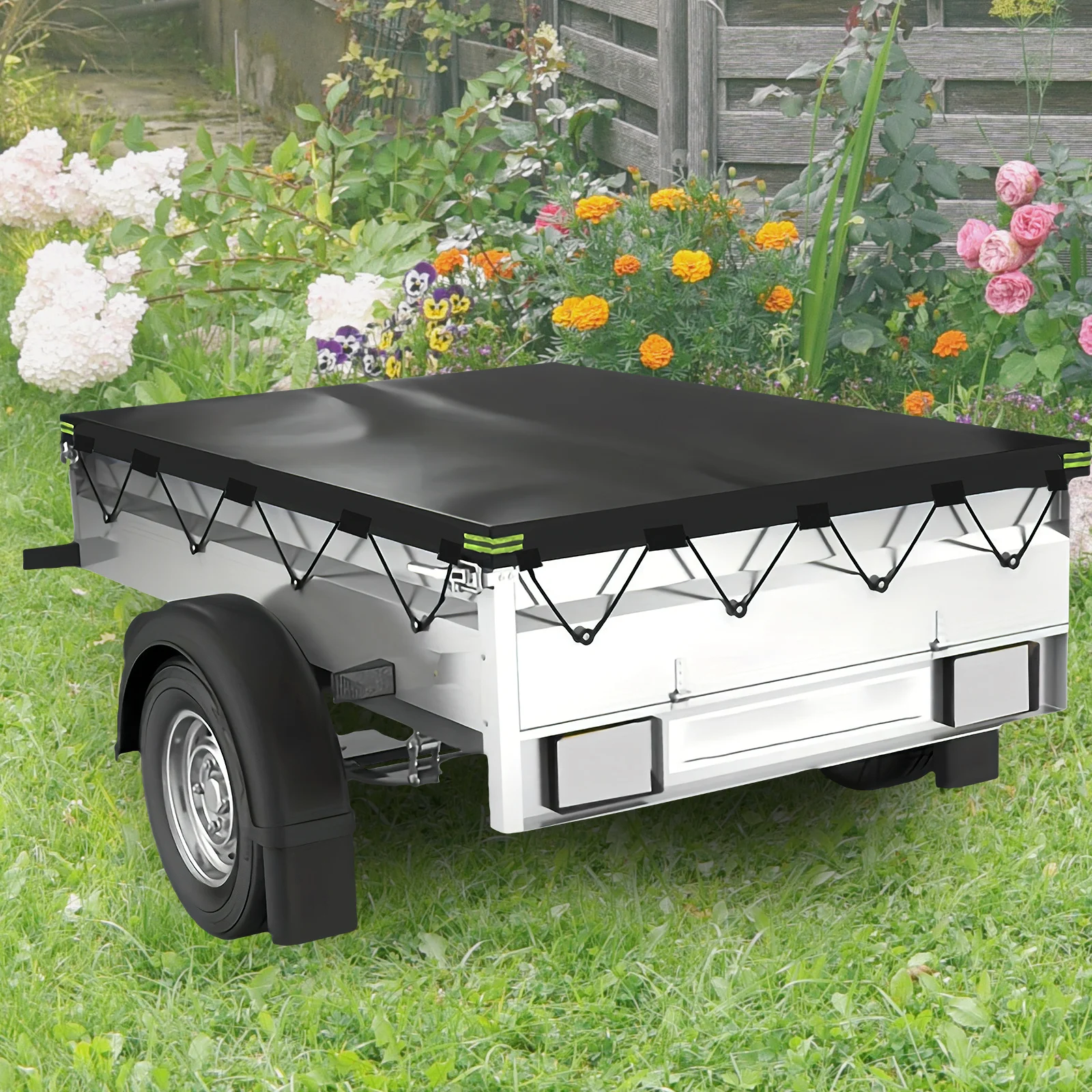 

Waterproof Truck Bed Cover Heavy Duty Oxford Fabric Snug Fit Universal For Pickup Carriage Rain Wind Protection Outdoor
