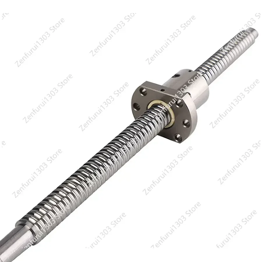 

SCR5010 SFU5010 Ball Screw And Nut 600mm Length C7 Grades Sing Nut BKBF40 Ball Screw
