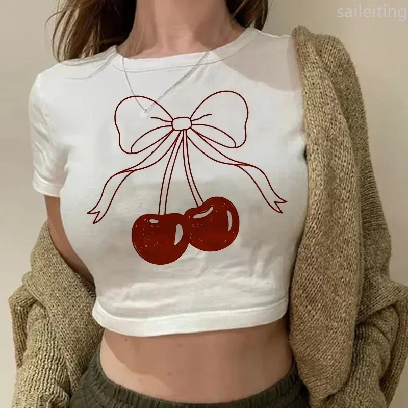 أعلى كورتو دي سيريزا y فستان دي لوس 90 camisetas غير رسمية camiseta gotica camiseta recortada de los anos 90 camisetas de