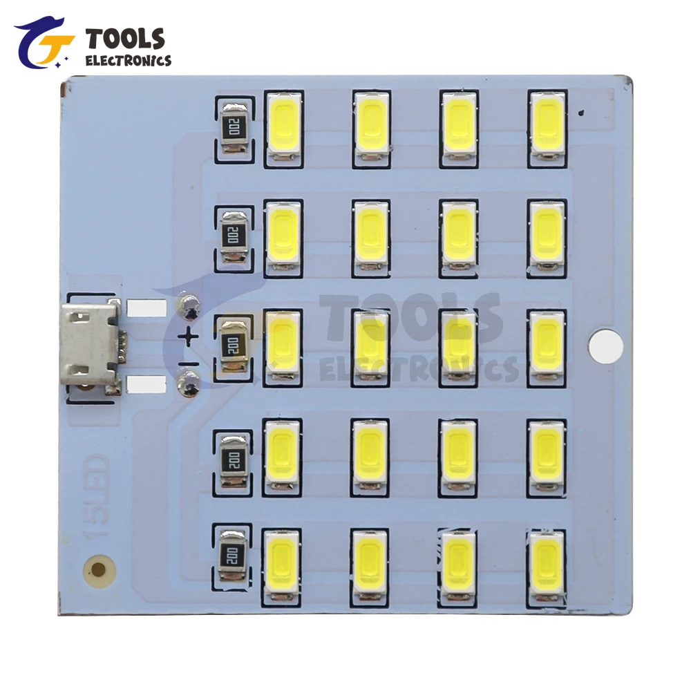 5730 SMD 5V~470mA 430mA White USB 5730 Micro LED Lighting Panel Emergency USB mobile light Emergency light Night Light