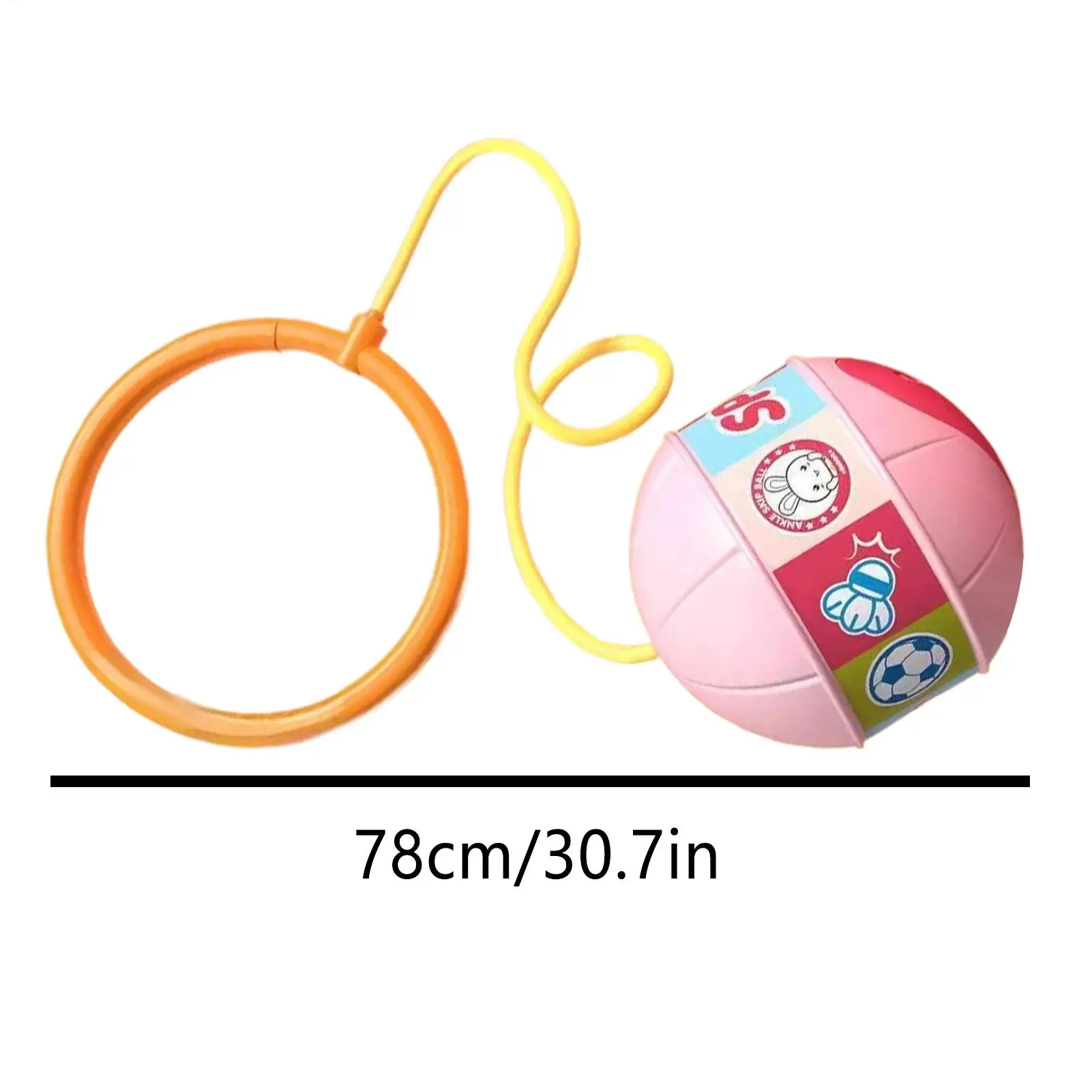Diversión al aire libre, pelota para saltar, juguetes, cuerda para saltar el tobillo, pelota, ejercicio, coordinación y reacción de fuerza, entrenamiento, Swing, equilibrio Hop
