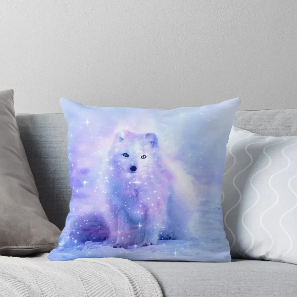 Arctic Iceland Fox Throw Pillow Decorative Cushion Cover christmas cushions covers ornamental pillows for living room Pillow