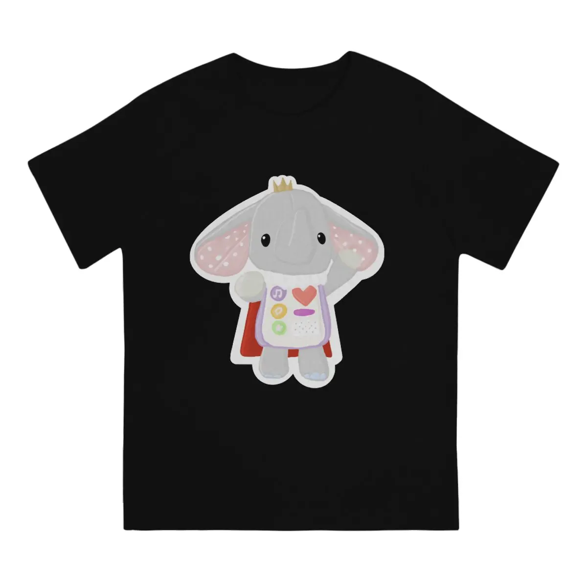 It Takes Two Newest TShirt for Men Cutie The Elephant Round Collar Pure Cotton T Shirt Hip Hop Gift Clothes OutdoorWear