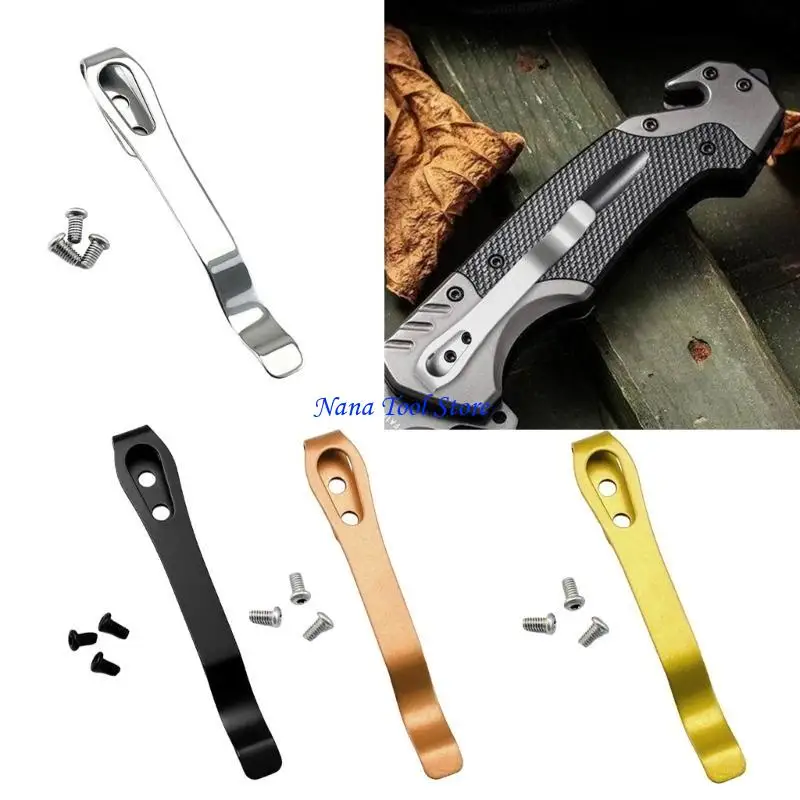 31GJ Reinforced Metal Belt Clip For Gear Tool Organization Tacticals Accessories