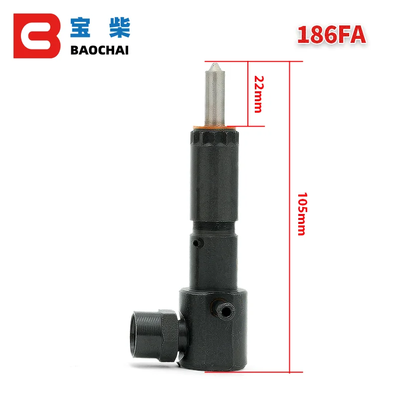 Hot Sale 186FA Diesel Engine Injector 5kw Small Generator Set Parts