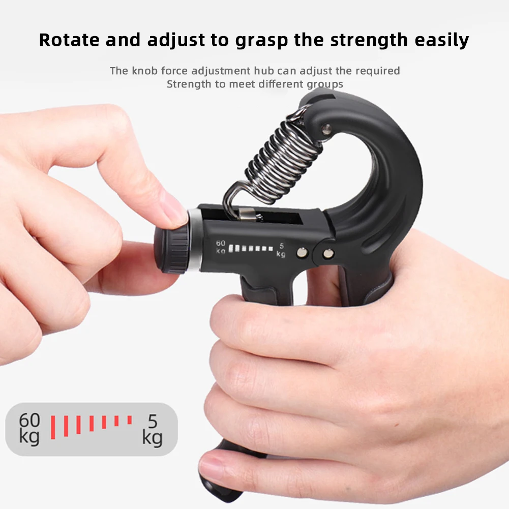 

Adjustables Grip Strengthener Portable Durable Hand Exerciser For Home Gym