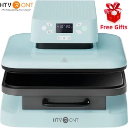 HTVRONT 15x15in 1500w Automatic Heat Press Machine Automatic Pressure DIY Iron On HTV Vinyl Sublimation for T-shirt Bag Fabric