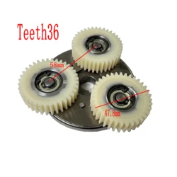 Clutch Nylon Gear Assembly Spare Part For Bafang FAT HUB motor RM G062.1000D G062.750D Motor Replacement