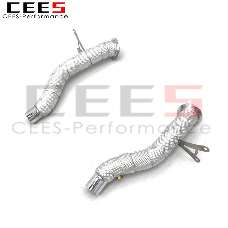 CEES outlet Performance Exhasut Downpipe For Ferrari 458 4.5 2013-2016 Stainless Steel Downpipe Car Exhaust System Pipe