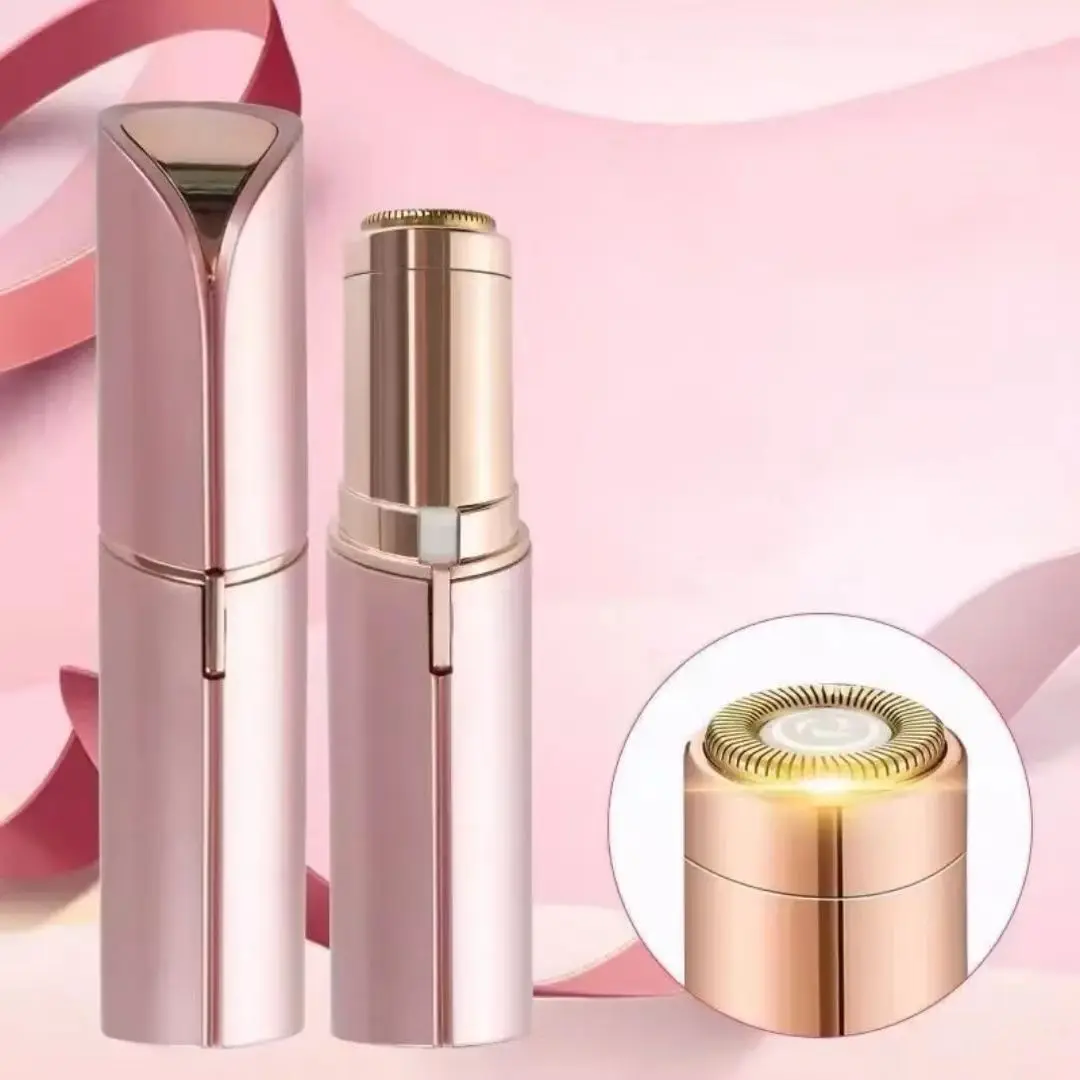 Portable Lipstick Type Female USB Charging Electric Shaver Painless and Efficient Mini Shaver for Facial and Leg Shaving