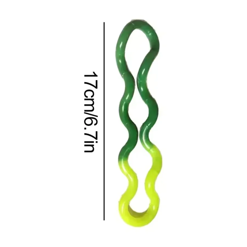 Thermochromic Tangle Fidget Toy, Multicolor Deformable Rope, Stress Relief Toy for Kids Adults, Joke Gifts & Desktop Decor