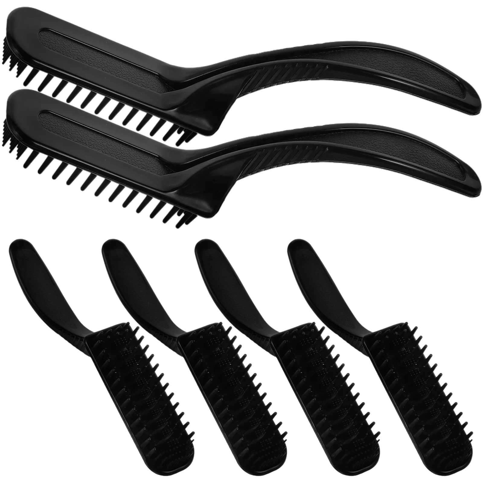 6pcs Mode Kappers Borstel Creatieve Haarverf Kam Kapsalon Dye Kam Haarverf Tool Haarverf Borstel