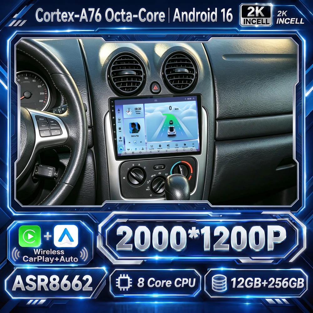 Android 16 Car For JEEP LIBERTY CHEROKEE 2001 2002 2003 2004 2005 2006 2007 Car Radio GPS Multimedia Player Stereo Touch Screen
