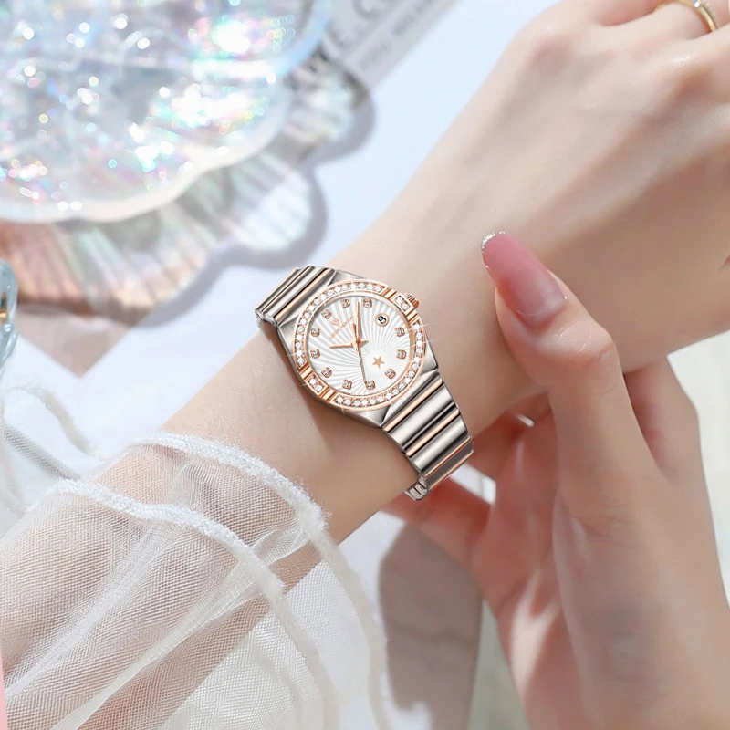 Women's watch texture luminous waterproof ladies watch high-end quartz watch