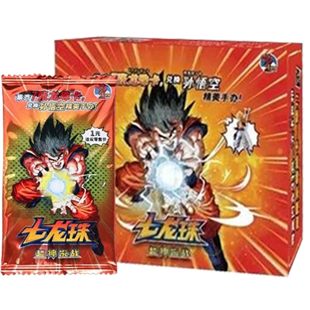 

Super Dragon Ball Battle Collection Cards for Child TCG Anime Figures Son Goku Super Hero Saiyan Vegeta IV Bronzing Barrage Card