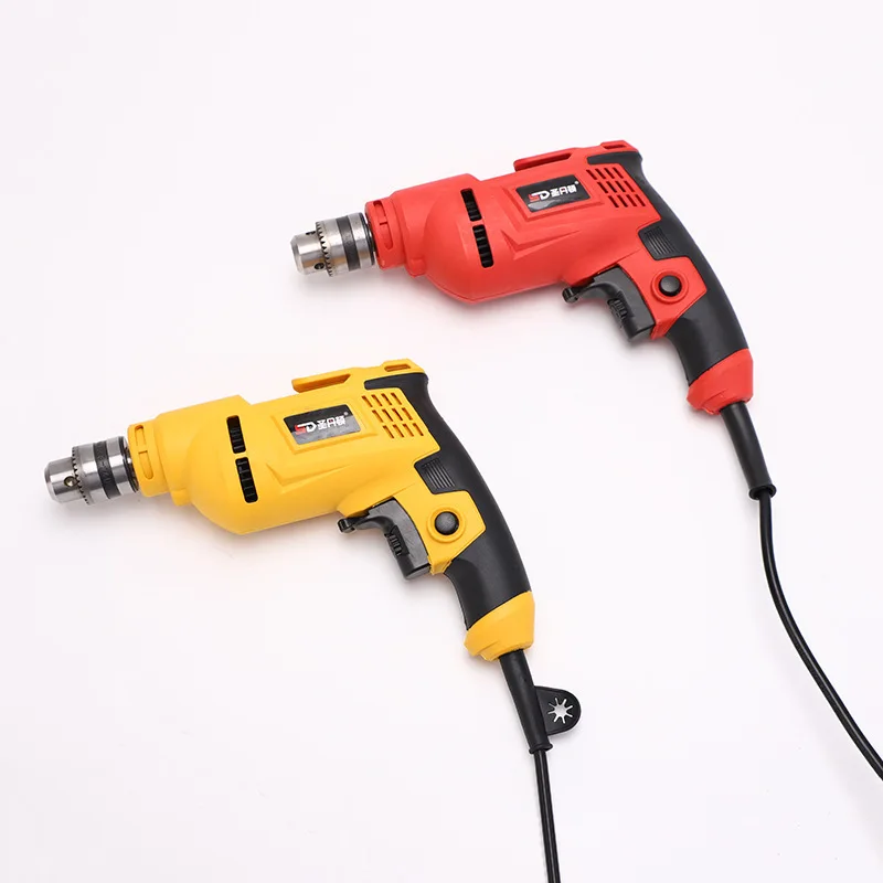 Multifunctional Household Pistol Drill 220V Speed Control Set Electric Tool Plug in Wired Pistol Drill Electric Tool