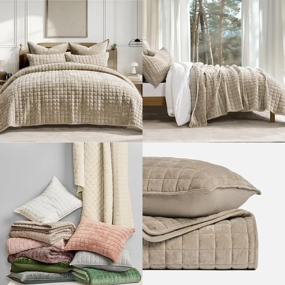 

Роскошный бархатный комплект одеял для кроватей королевского размера, ультрамягкий и легкий, с большим дизайном канальной строчки