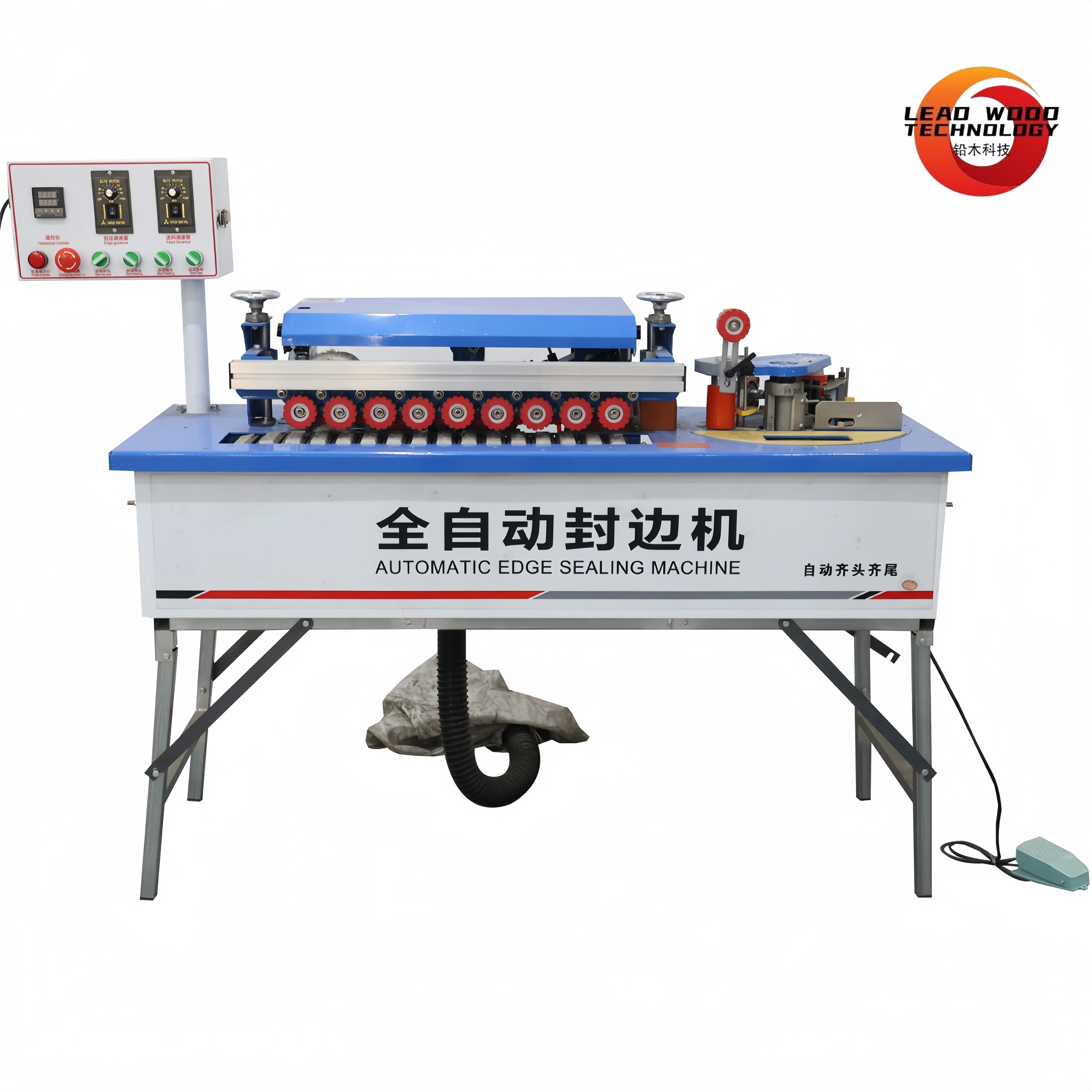 Fully Automatic Straight Curve Edge Banding Machine Smart End-Trimming for MDF Production Gluing Cleaning Functions Motor PLC