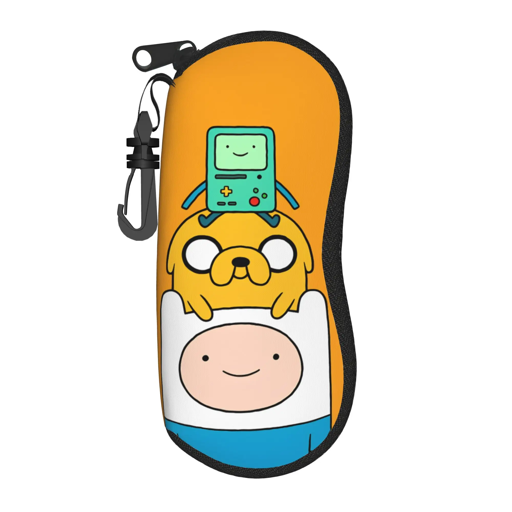 Adventures Time Glasses Case Cover  Pocket Sunglasses Pouch For Male Female Classic Eyewear Accessory Print Glasses Box view 2